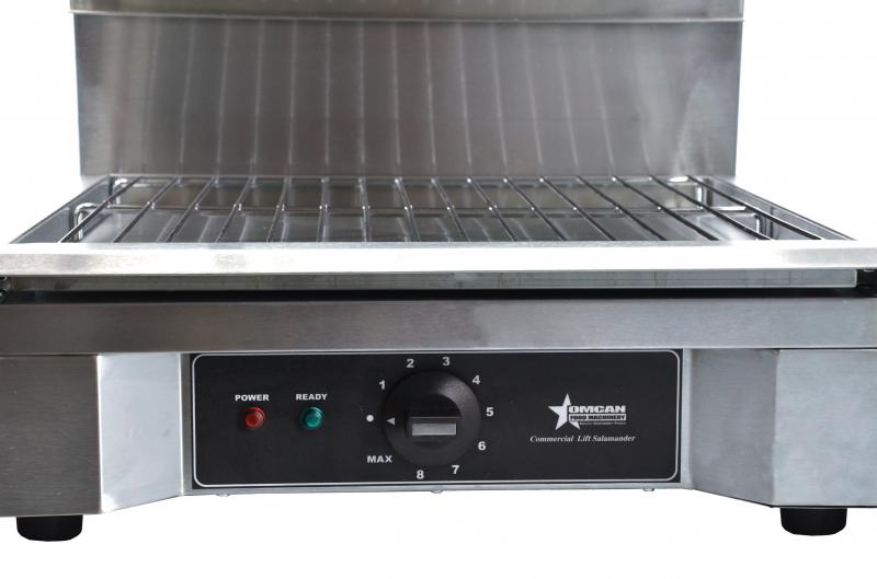 Stainless Steel Quartz Adjustable Salamander with 14� x 17.71� Warming Base